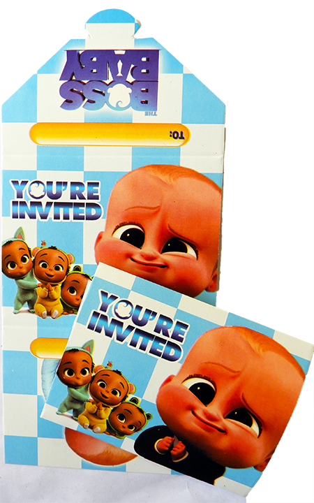 Boss Baby Birthday Party Invitations Party Supplies Pack Of 10 Ebay - roblox boss baby slide a rainbow